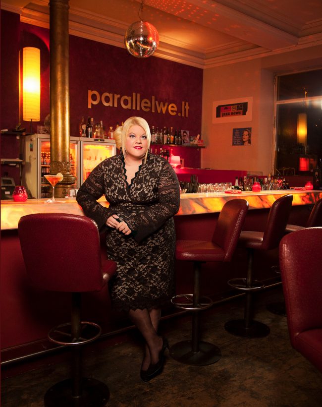 Tine Wittler in ihrer Parallelwe.lt