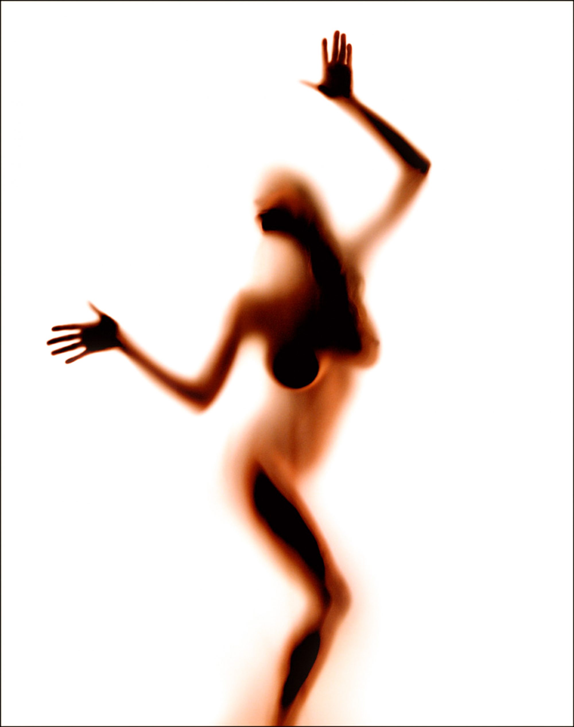 Silhouette-frau-akt-geste