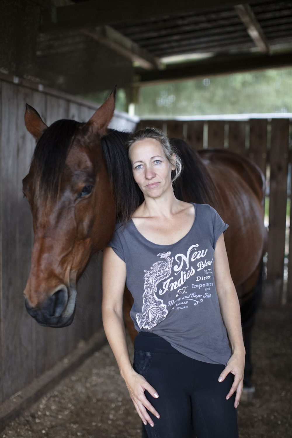 Therapeutisches Reiten – Janine Peltier und Zelda
